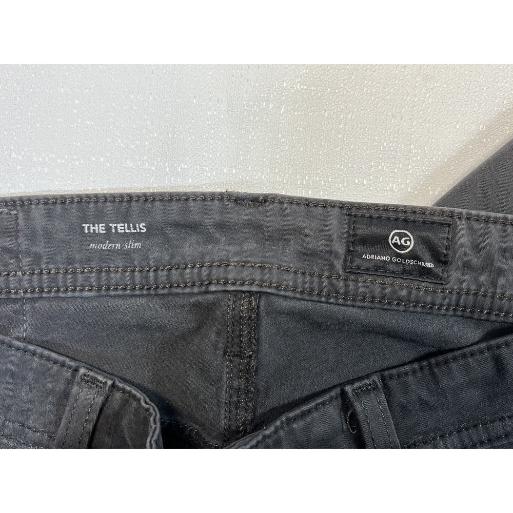 AG Adriano Goldschmied The Tellis Modern Slim Mens 30x34 Charcoal Grey Pants - Picture 4 of 9